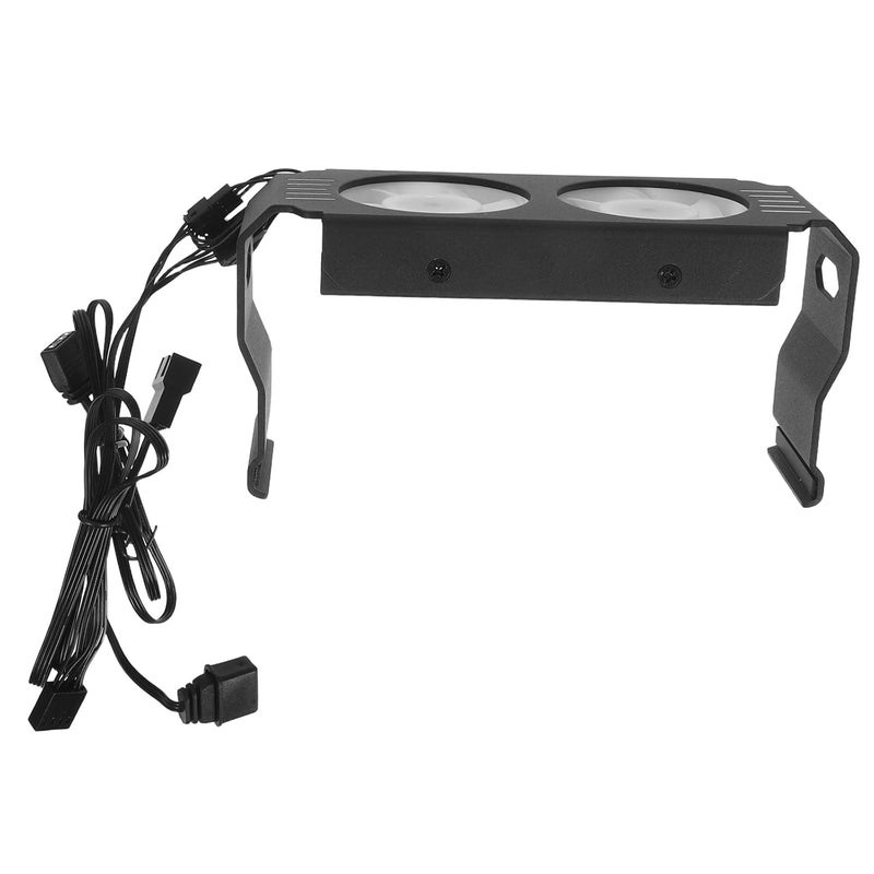 ARGB RAM Cooler: 3-Pin Memory RAM Cooling Fans with Dual PWM Fan for PC Gaming Speed UP to 4500RPM - Computer Memory Radiator Noise Level ≤28dB - Image 1