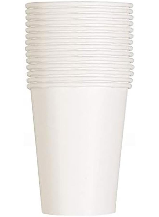 يونيك بارتي 31046 31046 أكواب ورقية بيضاء 9 أونصة، عبوة من 14 قطعة - Image 2