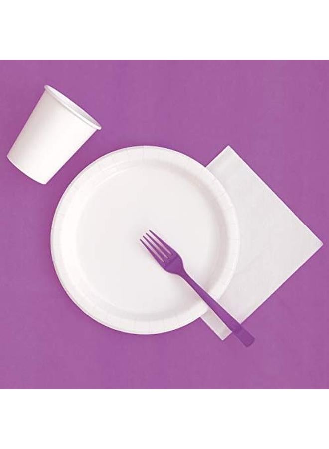 يونيك بارتي 31046 31046 أكواب ورقية بيضاء 9 أونصة، عبوة من 14 قطعة - Image 3