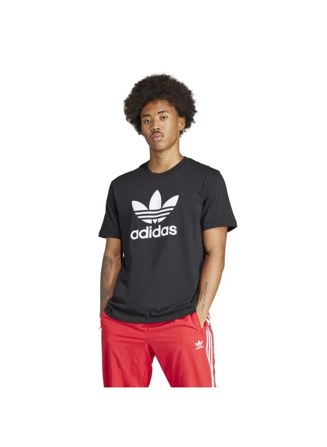 adidas تيشيرت تريفويل أسود للرجال من أوريجينالز