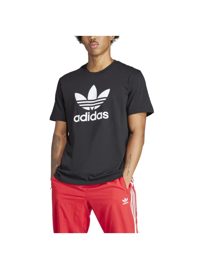 adidas تيشيرت تريفويل أسود للرجال من أوريجينالز