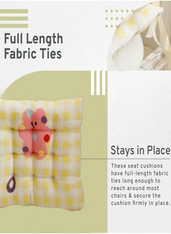 Reelyo Square Seat Chair Pads Thick Dining Kitchen Office Chair Cushion Floor Pillows Outdoor Lounge Seat Cushion for Living Room Sofa Patio  - Image 4