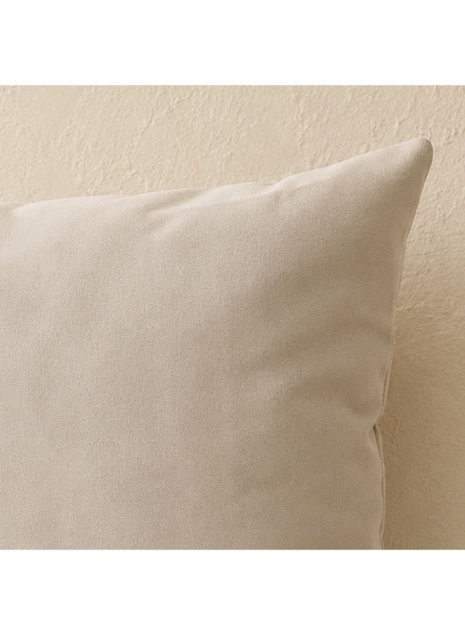 DANUBE HOME Toss Pillow Canvas Sand 45x45cm, Beige/Brown, Mackintosh, Outdoor Toss Pillow For Garden Seating, For Garden, Poolside, Patio And Family Outdoor Use - Image 2