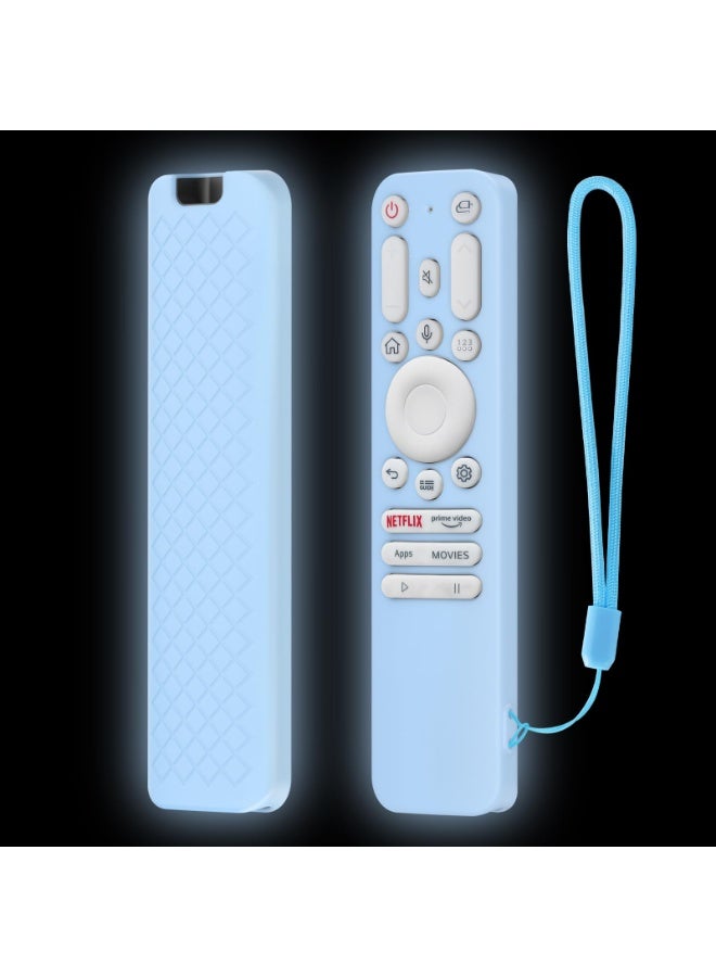 Soft Case Compatible with LG AKB76044412 Anti-Drop and Anti-Collision, Elastic Silicone Lightweight Shockproof Remote Protective Cover (Blue) - Image 1