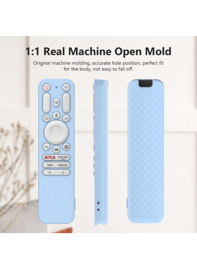 Soft Case Compatible with LG AKB76044412 Anti-Drop and Anti-Collision, Elastic Silicone Lightweight Shockproof Remote Protective Cover (Blue) - Image 3