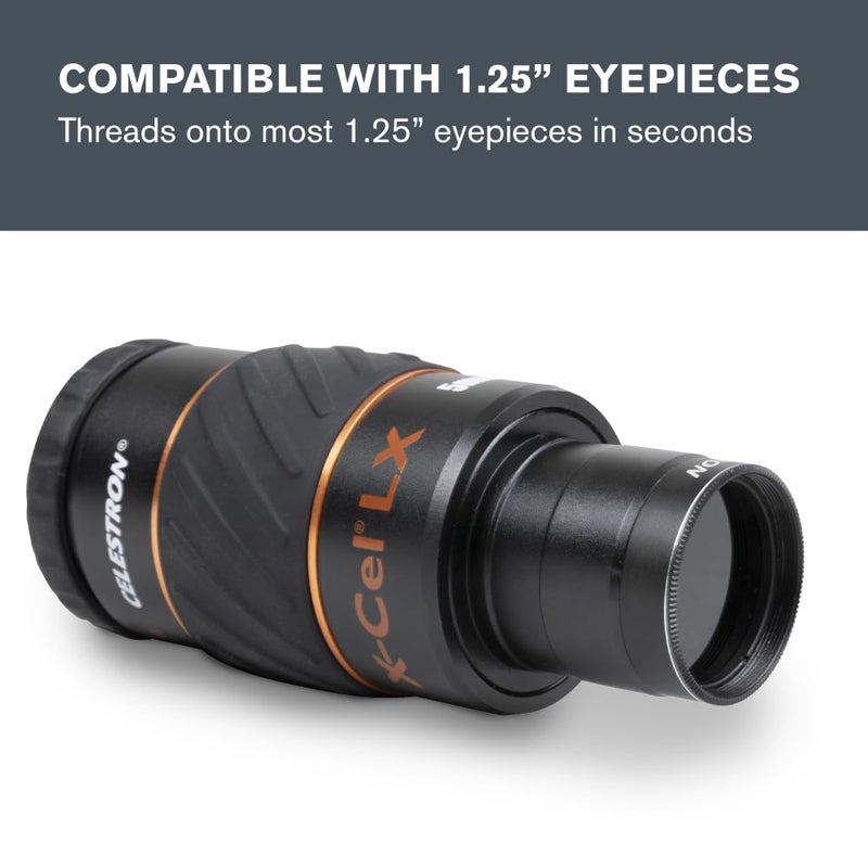 Celestron - Moon Filter Kit - Fits 1.25"" Telescope Eyepieces - Includes 3 Varying Neutral Density Moon Filters  Sky Glow Filter & Moon Map - Perfect Accessory for Moon Viewing - Image 4