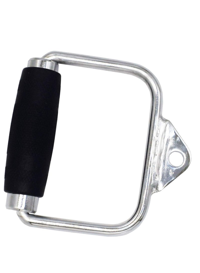 FengSVMA Pull Down Bar,V-Shaped Rotating Straight Press Down Bar,Tricep Rope,Strength Training Single D Row Handle Cable Attachment for Weight Workout,Cable Machine Accessories-Single - Image 1