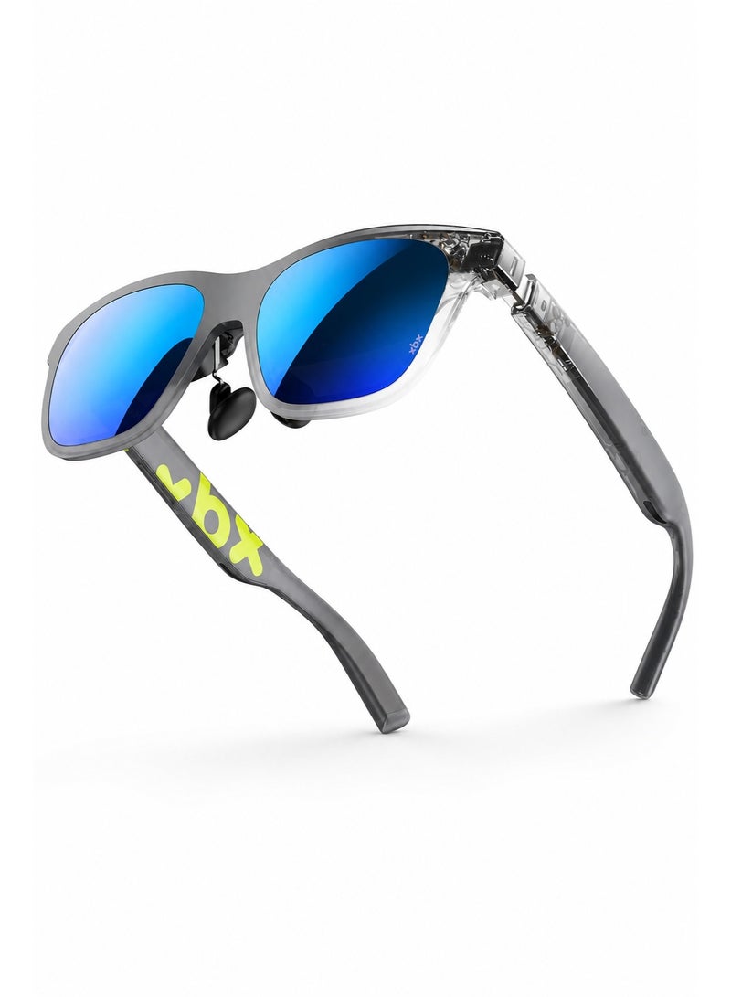 XREAL xbx a01+ AR Glasses, 147-Inch Portable Display, 62g Ultralight, 1080p Micro-OLED, 120Hz, HDR10, 1600 Nits, USB-C DP for iPhone 15/16/17, iPad, Android, Steam Deck, ROG Ally, Mac & PC - Image 1