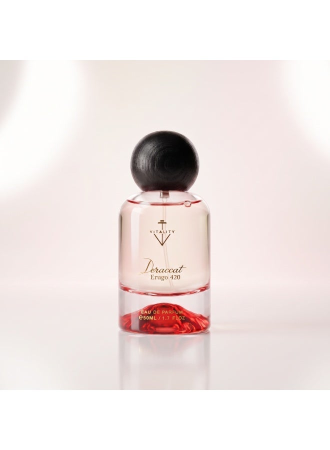 Vitality Deraccat Erugo 420 Eau De Parfum for Unisex - 50 ml - Image 3