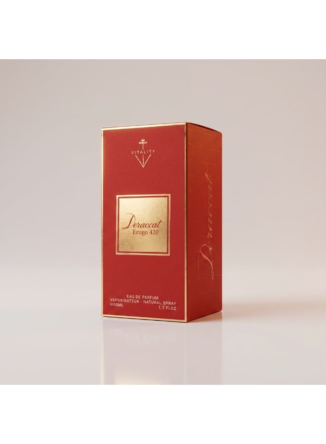 Vitality Deraccat Erugo 420 Eau De Parfum for Unisex - 50 ml - Image 5