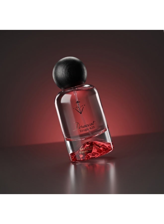 Vitality Deraccat Erugo 420 Eau De Parfum for Unisex - 50 ml - Image 4