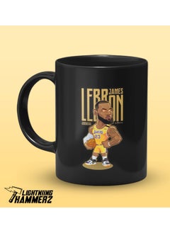 LIGHTNIING HAMMERZ LIGHTNIING HAMMERZ Lebron James Printed Coffee Mug Basketball Print Coffee Mugs 330ml Microwave Dishwasher Safe  - Image 2