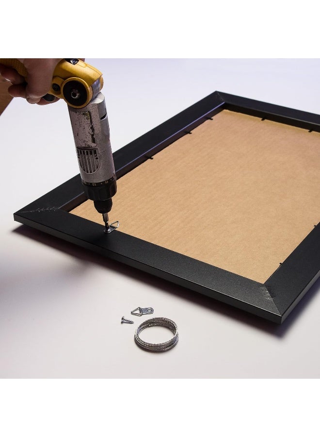 Craig Frames 1WB3BK 24 x 36 Inch Picture Frame Black Set of 2 - Image 4