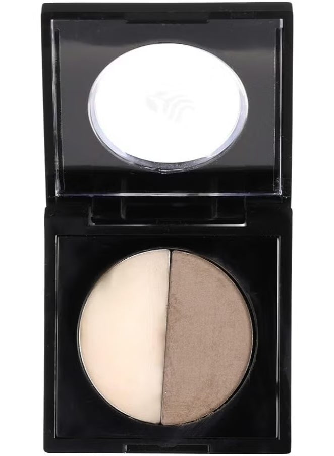 لونا بودرة حواجب لونا ثلاثية الأبعاد - لون رقم 3 بني رمادي - لمسة نهائية طبيعية مع لون رائع - Image 2