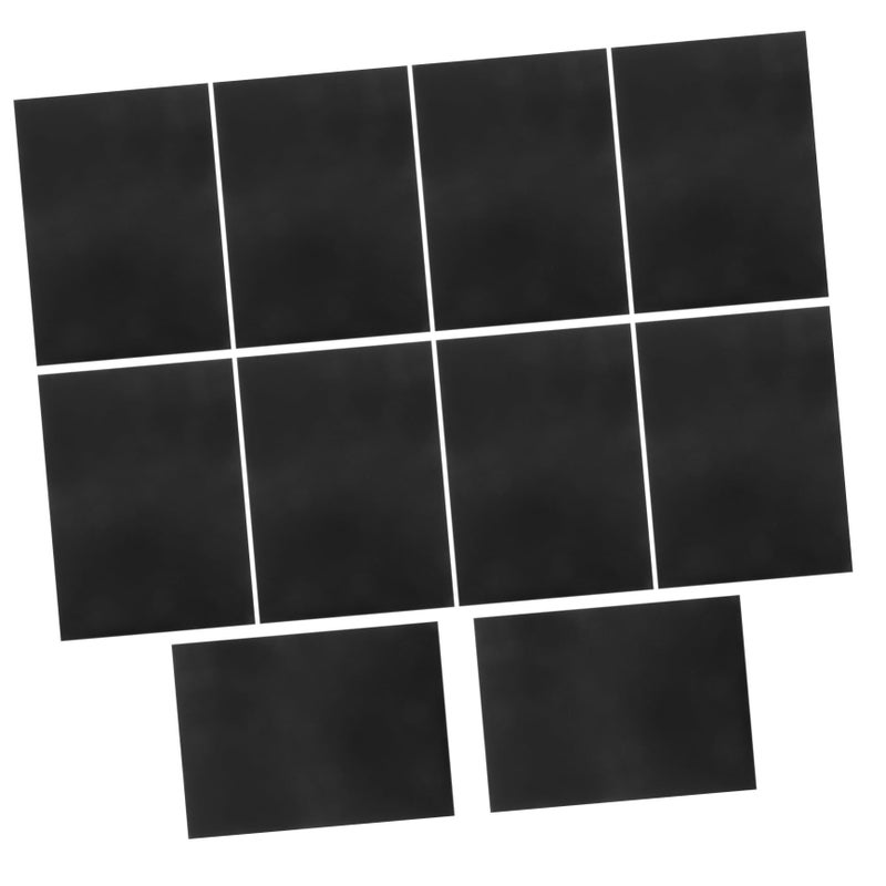 Frosted PVC Plastic Sheets 10Pcs Rigid Film For Crafts Card Making Framing Home Decor - Image 2