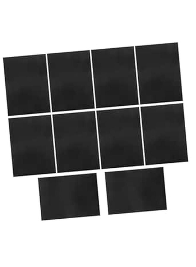 Frosted PVC Plastic Sheets 10Pcs Rigid Film For Crafts Card Making Framing Home Decor - Image 1