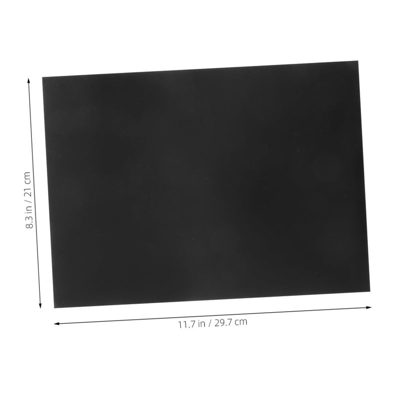 Frosted PVC Plastic Sheets 10Pcs Rigid Film For Crafts Card Making Framing Home Decor - Image 3