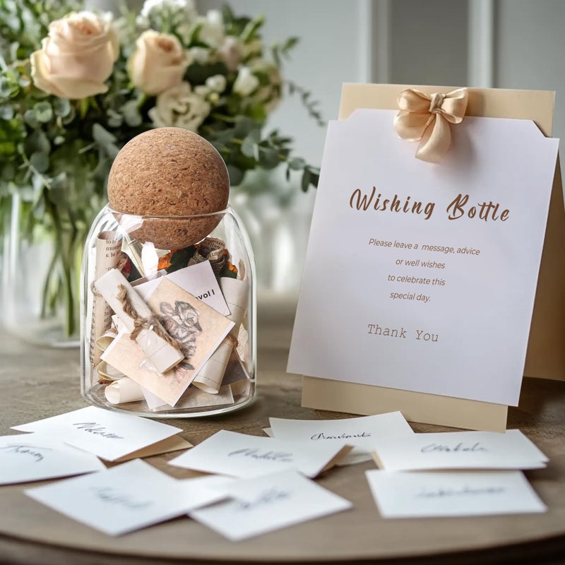 ComSaf Glass Storage Container with Ball Cork, 16 OZ Small Glass Jar with Cork Lids, 3 Pack Candy Jar, Tip Jar, Decorative jar, Cute Jar for Coffee, Sugar, Salt, Apothecary Jar Cotton Swab Qtip Holder - Image 3