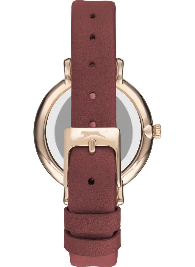 Slazenger Women's Leather Multi Function Watch SL.9.6544.4.03 - 36 mm