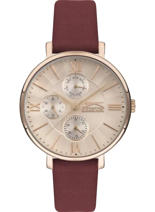 Slazenger Women's Leather Multi Function Watch SL.9.6544.4.03 - 36 mm