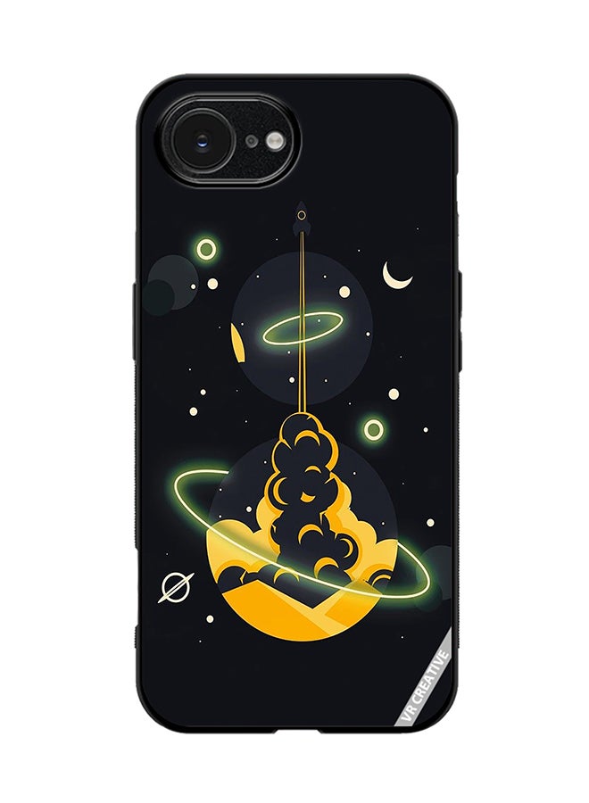 VR CREATIVE Protective Case Cover For Apple iPhone 16e Galaxy Design Multicolour