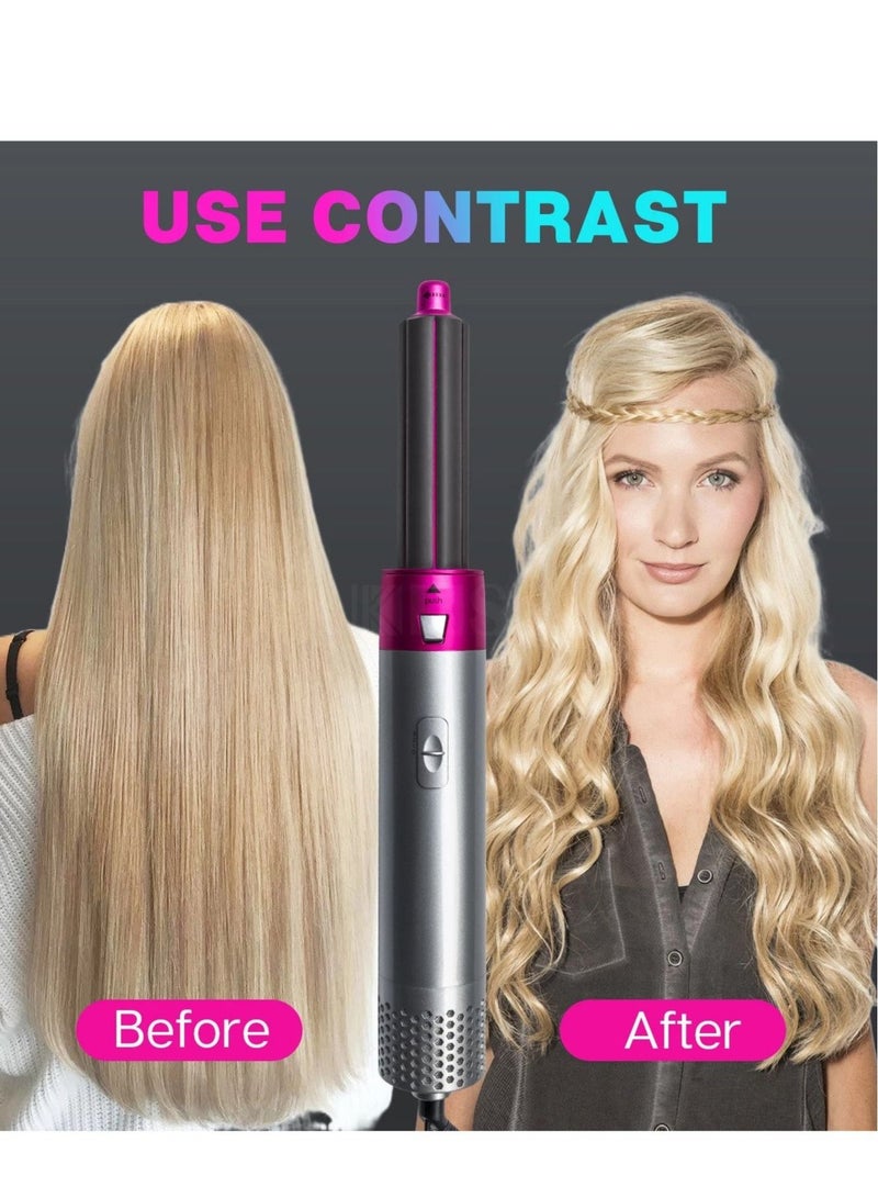 ELTRAZONE Hair Dryer 5 in 1 Hair Blower Brush Hair Curler, Hair Curler, Electric Hair Dryer, Rotating Hot Air Brush for All Hairstyles - Image 4
