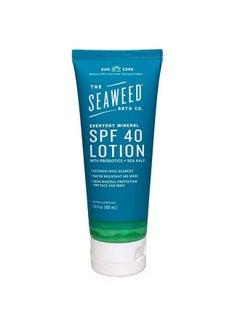 The Seaweed Bath Co. Everyday Mineral Spf 40 Broad Spectrum Sunscreen Lotion 3.4 Ounce Nutrientrich Seaweed Aloe Avocado Oil Vegan Paraben Free  - Image 2