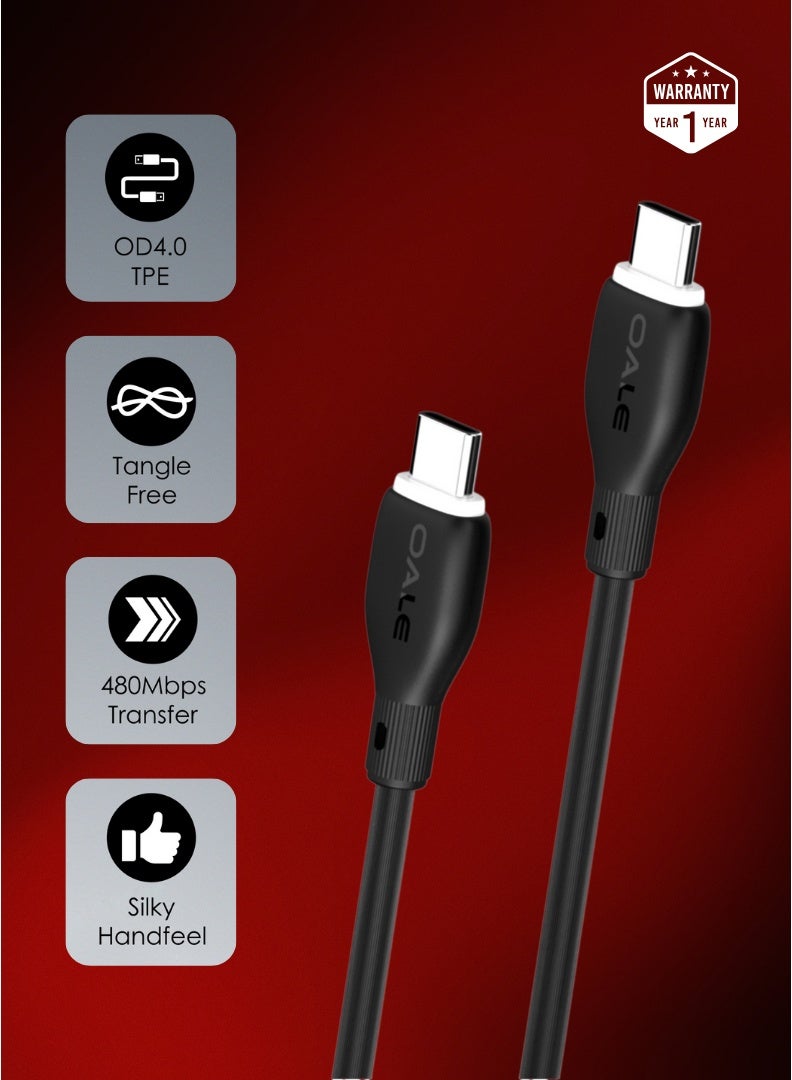 OALE iFast 70 | 30W Super Fast Wall Charger with 100cm Type-C Cable | UK 3-Pin Plug | 12+1 Month Warranty  - Image 3