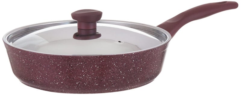 Top Chef granit saute pan size 26 burgandy - Image 1
