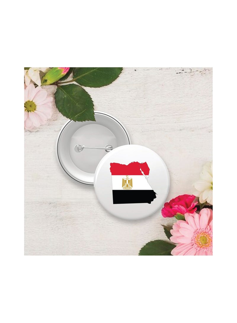 شارة اليوم الوطني لمصر - شارة العلم لليوم الوطني - مثالية لعيد استقلال مصر - مثالية لحقائب الظهر والسترات  - Image 2