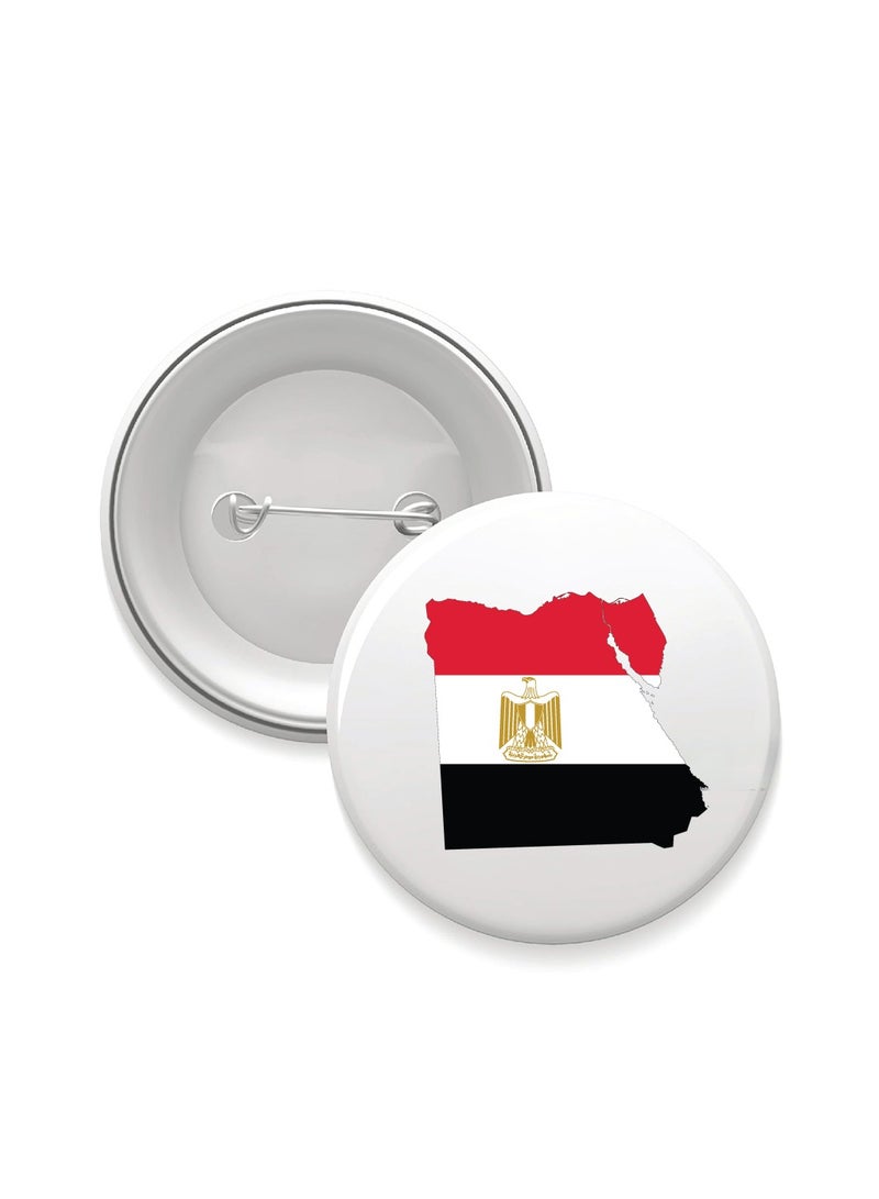 شارة اليوم الوطني لمصر - شارة العلم لليوم الوطني - مثالية لعيد استقلال مصر - مثالية لحقائب الظهر والسترات  - Image 1