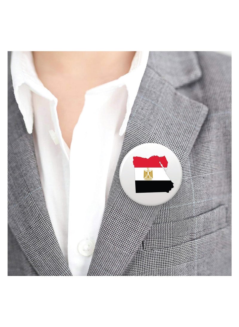 شارة اليوم الوطني لمصر - شارة العلم لليوم الوطني - مثالية لعيد استقلال مصر - مثالية لحقائب الظهر والسترات  - Image 5