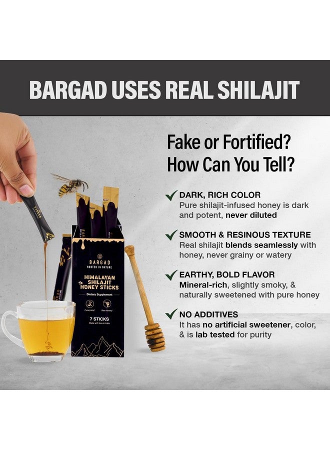 BARGAD Pure Himalayan Shilajit Sticks with Organic Honey & Saffron (7 Count) | Easy Single Use Shilajit Sticks | Boosts Energy & Immunity with 85+ Trace Minerals, 75%+ Fulvic Acid - Image 5