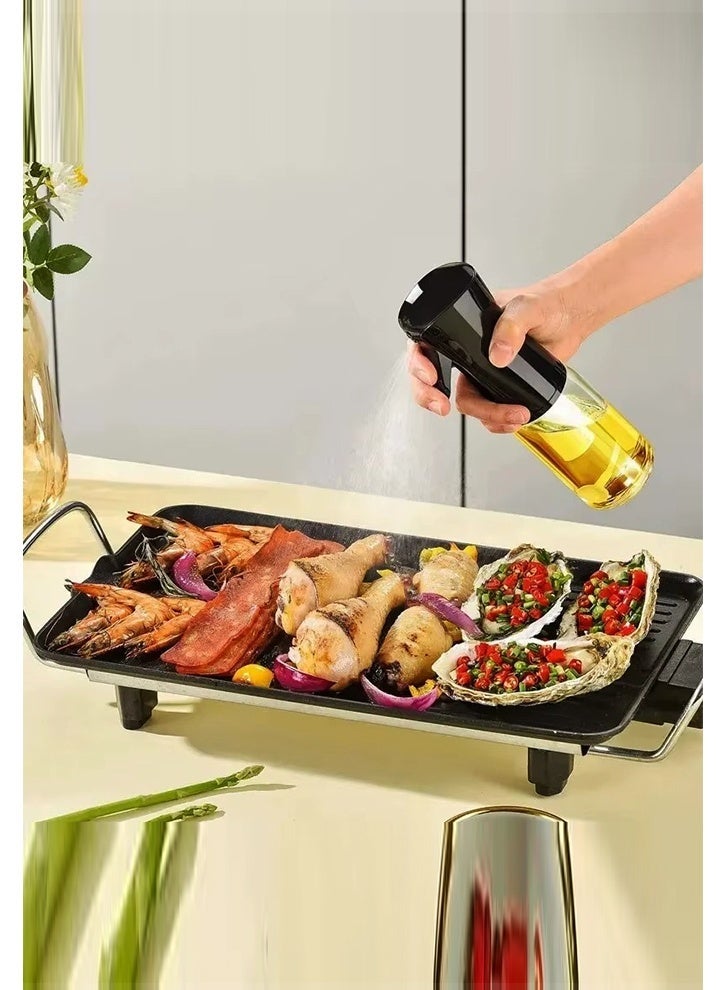 SAKOON Oil Sprayer for Cooking, Olive Oil Sprayer Mister, Olive Oil Dispenser Bottle for Kitchen, Olive Oil Spray Bottle, Olive Oil Spray for Salad, BBQ, Kitchen Baking, Roasting 220ML. - Image 5