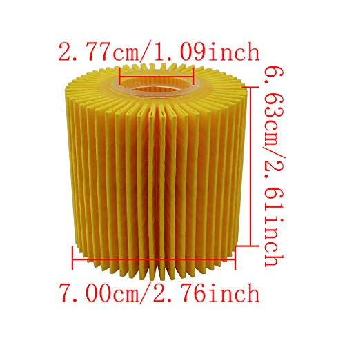 Ibetter Genuine Oil Filter,Wrench,Oil Drain Plug Compatible With Lexus,Toyota,Camry,RAV4,Highlander,Sienna,Tundra and More with 04152-YZZA1 Oil Filter-Fits 64mm Cartridge Style Oil Filter Housing - Image 2