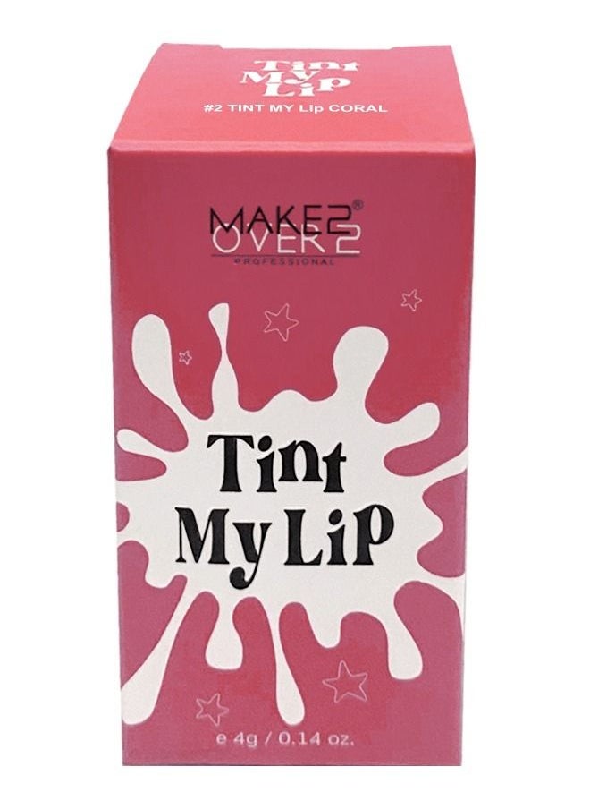 MAKE OVER 22 TINT My Lip Cheek and Lips Tint-CORAL  - Image 3