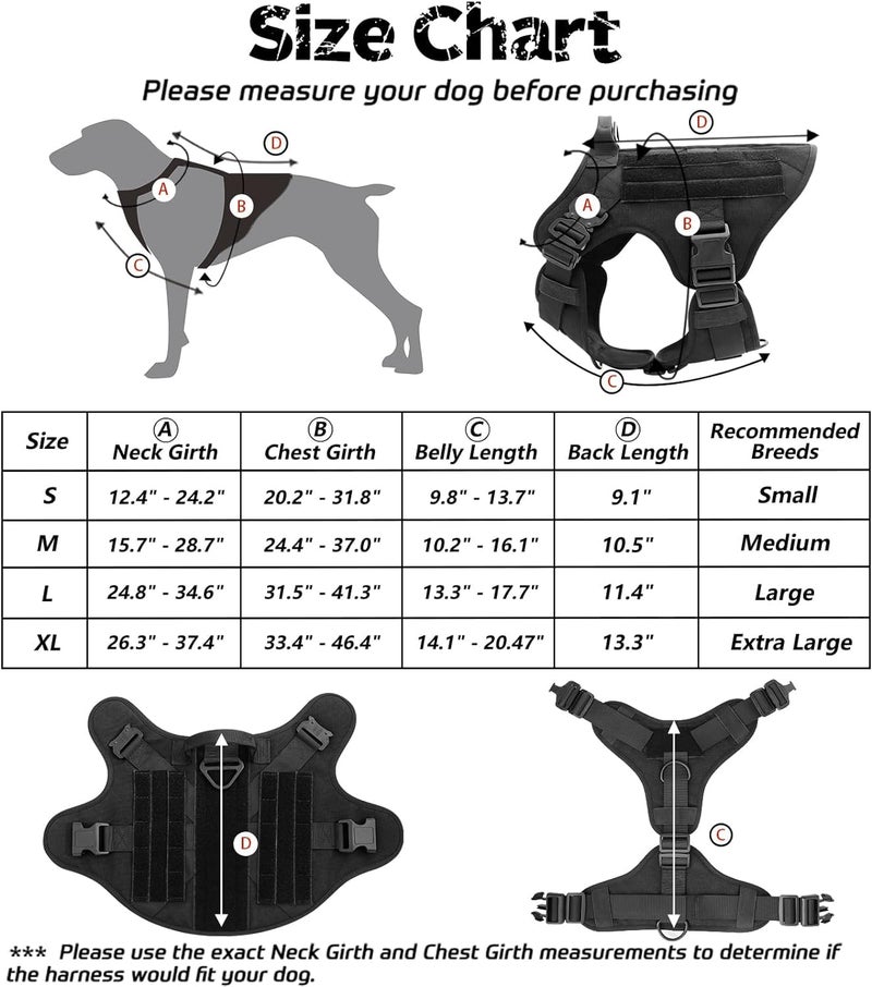 WapaW Dog Harness No-Pull Pet Harness Adjustable Outdoor Pet Vest 3M Reflective Oxford Material Vest for Dogs Easy Control for Small Medium Large Dogs (Medium, Camouflage Green) - Image 2