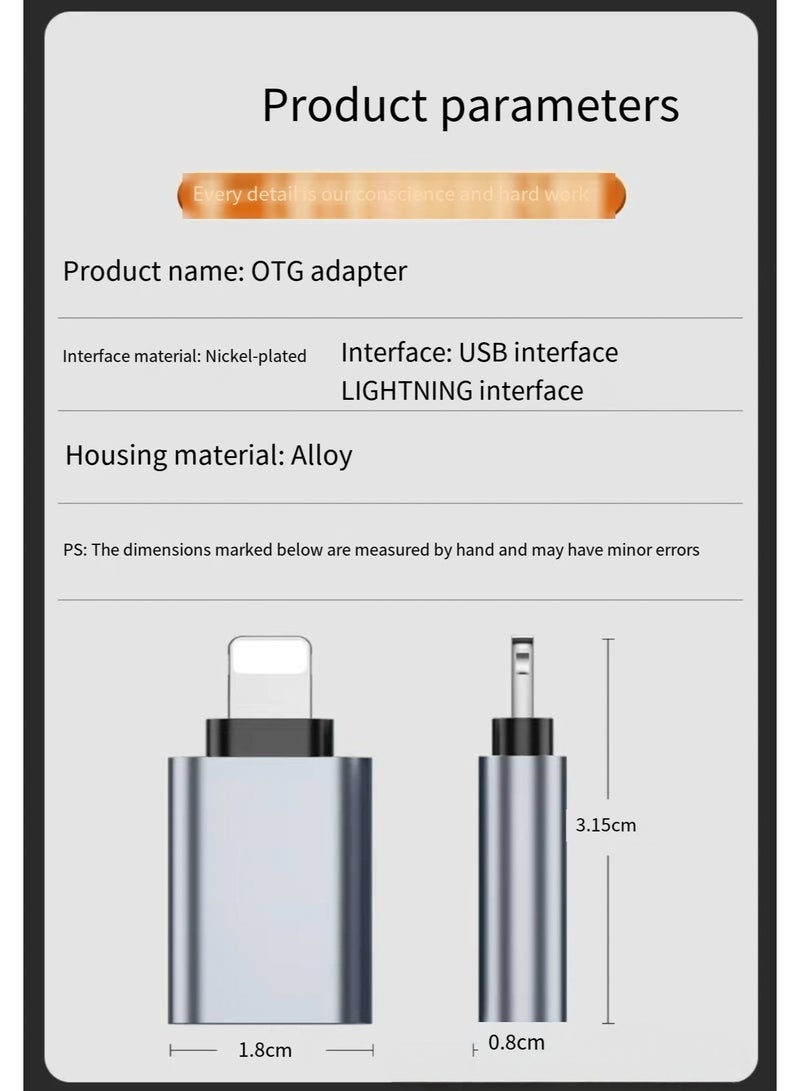 iP Adapter Link With USB Port Black  - Image 2