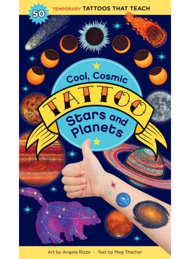 Cool Cosmic Tattoo Stars and Planets - Paperback