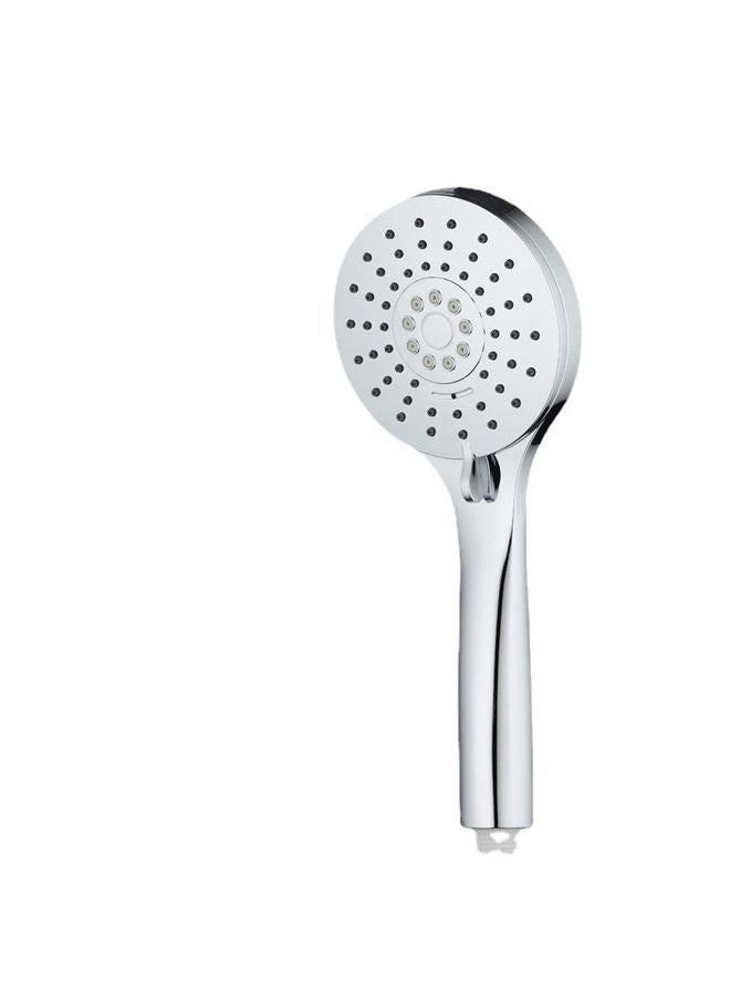Three-speed Double-sided Electroplating Air Injection Pressurized Shower Head ABS Pressurized Hand-held Top Spray Shower Suit - Image 5