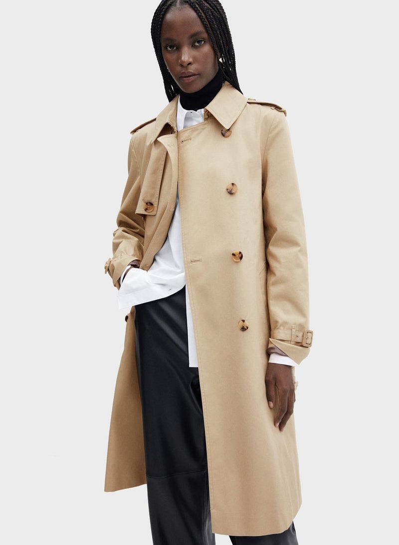 MANGO Classic Trench Coat  - Image 1