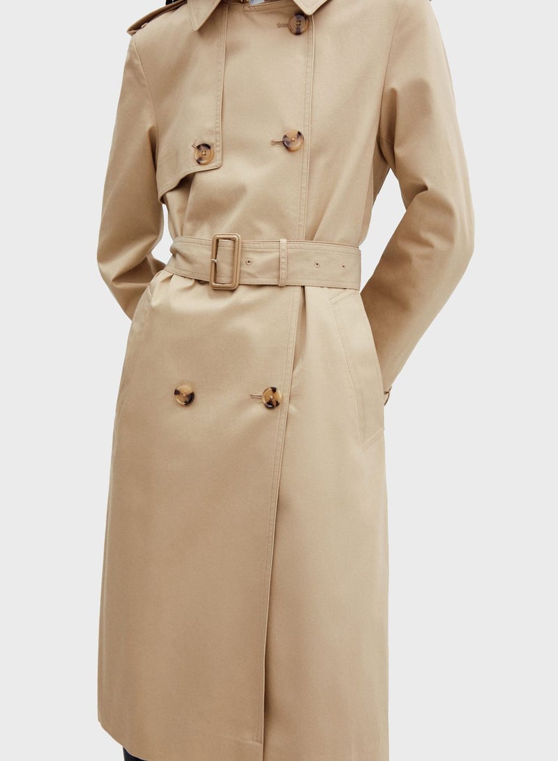 MANGO Classic Trench Coat  - Image 4