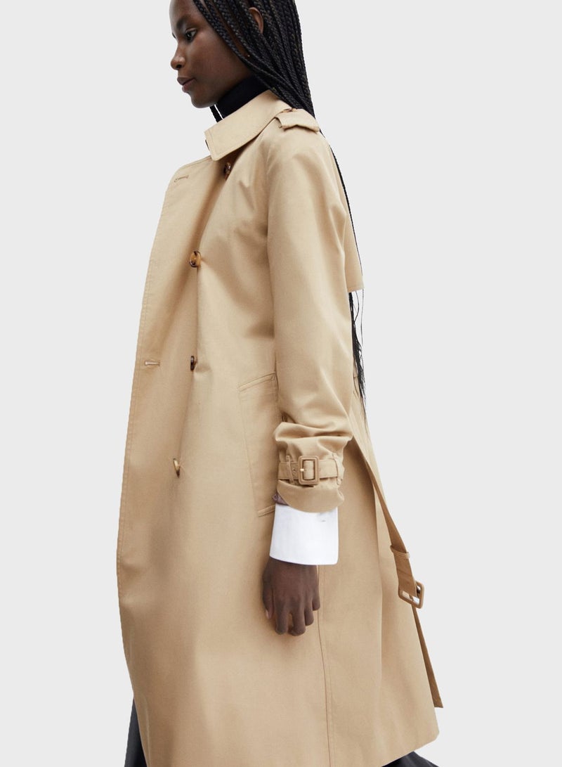 MANGO Classic Trench Coat  - Image 3