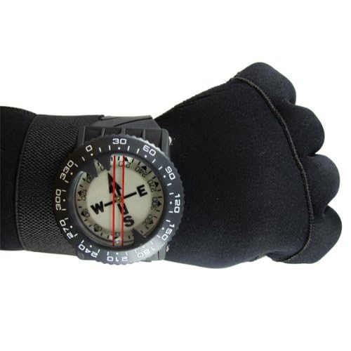 Scuba Choice Diving Deluxe Wrist Compass – 2.3” Display, Accurate Underwater Navigation, 15” Strap, Depth Rated 80m, 25° Tilt, Durable -5°C to 55°C, Made in Taiwan - Image 3
