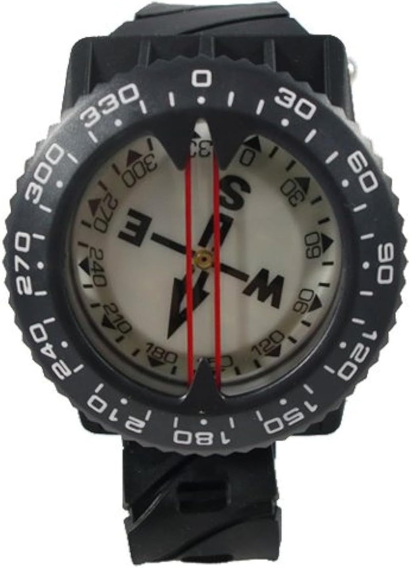 Scuba Choice Diving Deluxe Wrist Compass – 2.3” Display, Accurate Underwater Navigation, 15” Strap, Depth Rated 80m, 25° Tilt, Durable -5°C to 55°C, Made in Taiwan - Image 5