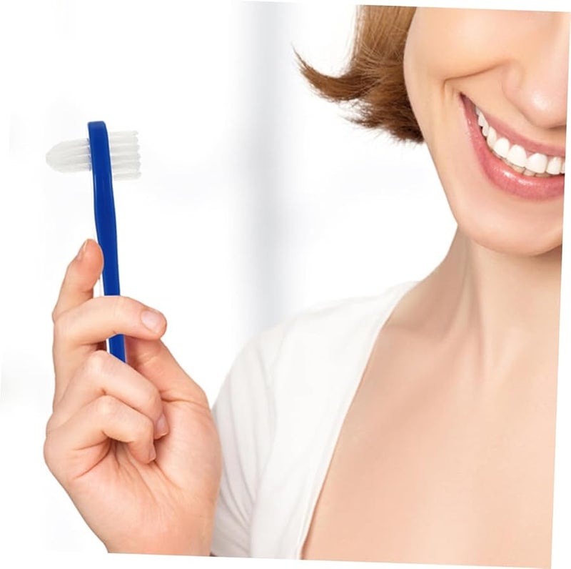 3 قطع فرشاة أسنان ناعمة للبالغين محمولة لطقم الأسنان تنظيف مريح - Image 5