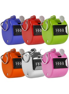 SPHTOEO SPHTOEO 4-Digit Handheld Tally Counter Manual Mechanical Palm Clicker Counter Tracker (Pink)  - Image 2