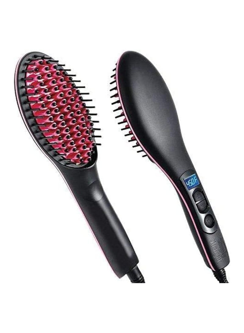 ELTRAZONE ELTERAZONE Simply Straight Hair Straightening Brush SHS-2062B – Hair Straightening Comb with LCD Display, Temperature Control - Image 1