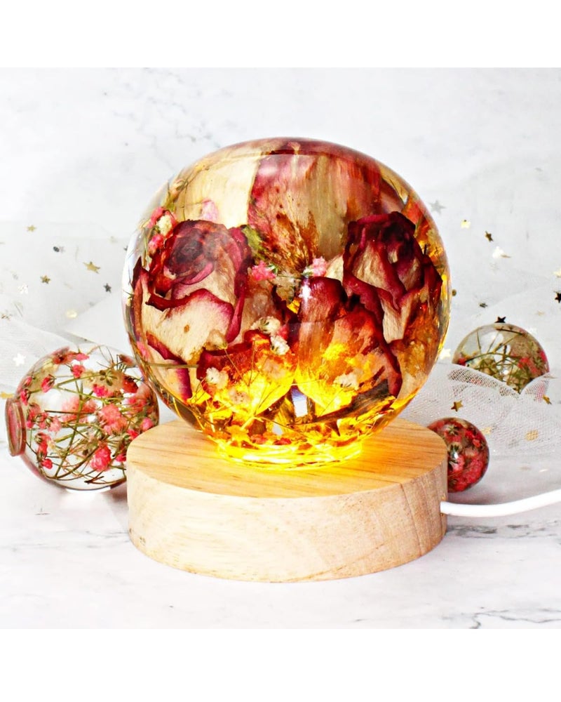 Snoogg قوالب راتنجية شفافة على شكل كرة عميقة 54 مم من السيليكون بدون لحامات لصب راتنج الإيبوكسي للمجوهرات، الصابون، الشموع، العرض، الأعمال اليدوية - Image 2