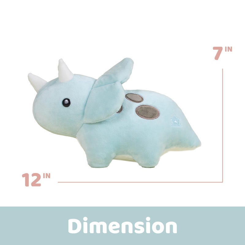 Bellzi Triceratops Cute Stuffed Animal Plush Toy  Adorable Soft Dinosaur Toy Plushies and Gifts  Perfect Present for Kids Babies Toddlers  Seri - Image 3